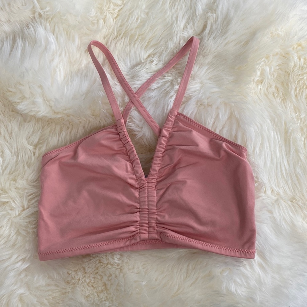 Pink bra top
